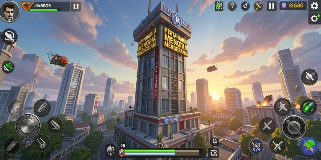 Gameplay mendebarkan dengan strategi menara yang unik.