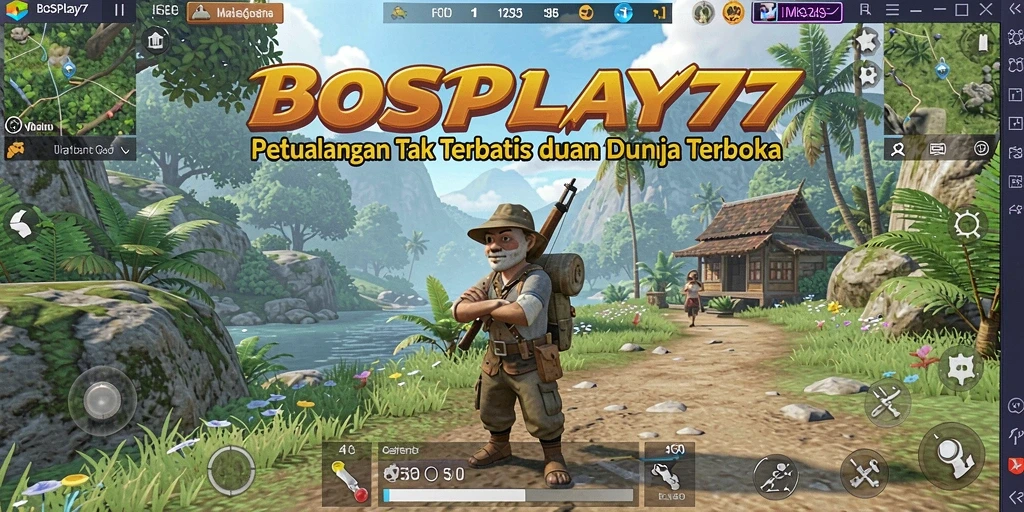 Tampilan gameplay BOSPLAY77 yang menakjubkan dan penuh petualangan.