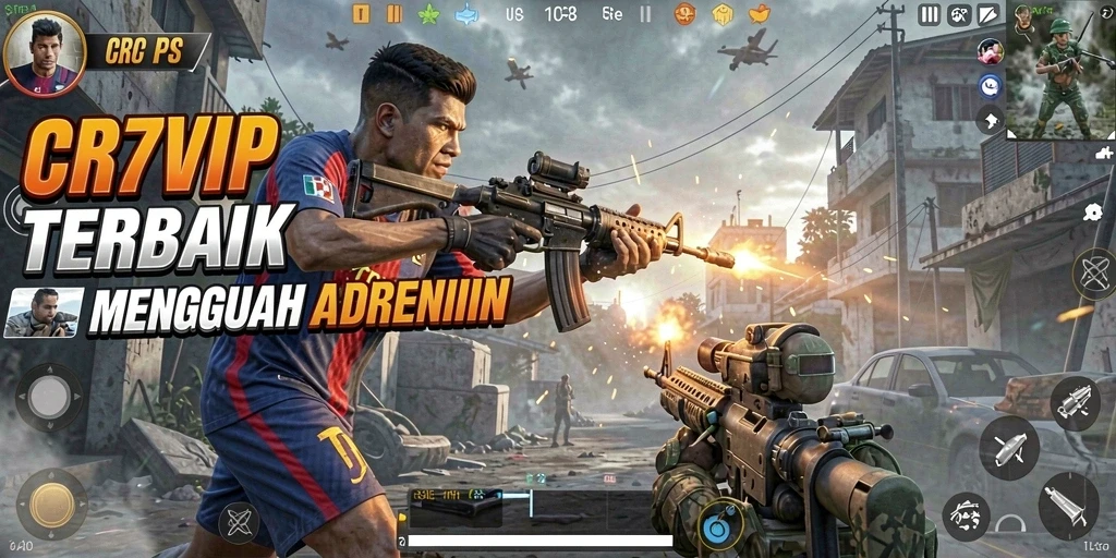 Gameplay menegangkan di <strong>CR7VIP</strong> dengan aksi tembak-menembak yang seru.