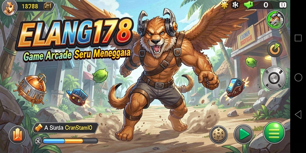 Tampilan seru gameplay ELANG178 yang penuh dengan aksi.