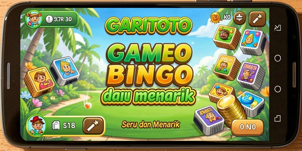 Tampilan screenshot GARITOTO yang menampilkan gameplay Bingo yang menarik.