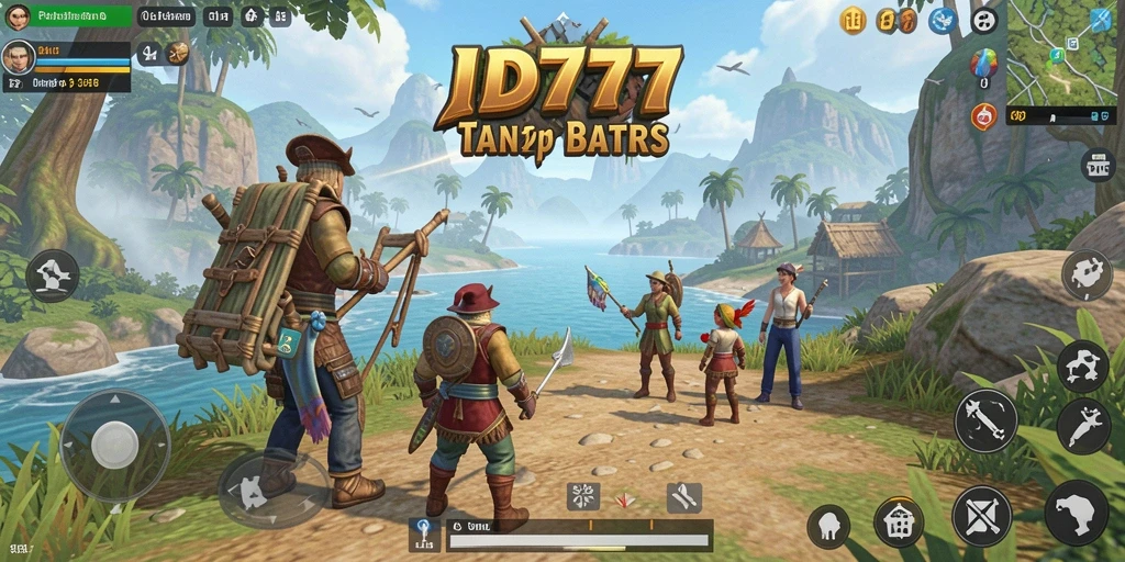 Tampilan gameplay Open World yang luar biasa di ID777.