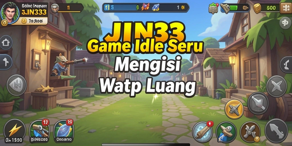 Screenshot JIN33 menunjukkan gameplay Idle yang menarik dan menawan.