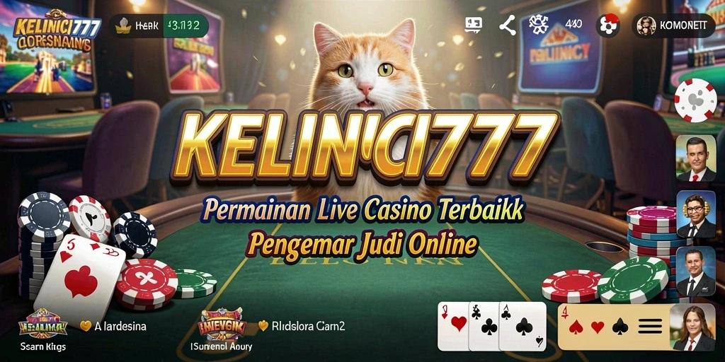 Screenshot gameplay KELINCI777 yang menunjukkan dealer langsung dan pemain aktif.