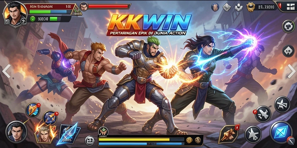 Gameplay seru KKWIN penuh aksi mendebarkan.