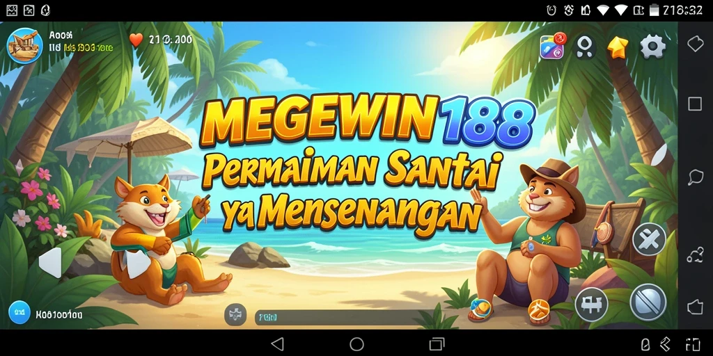Tampilan gameplay MEGEWIN188 yang berwarna dan menarik.