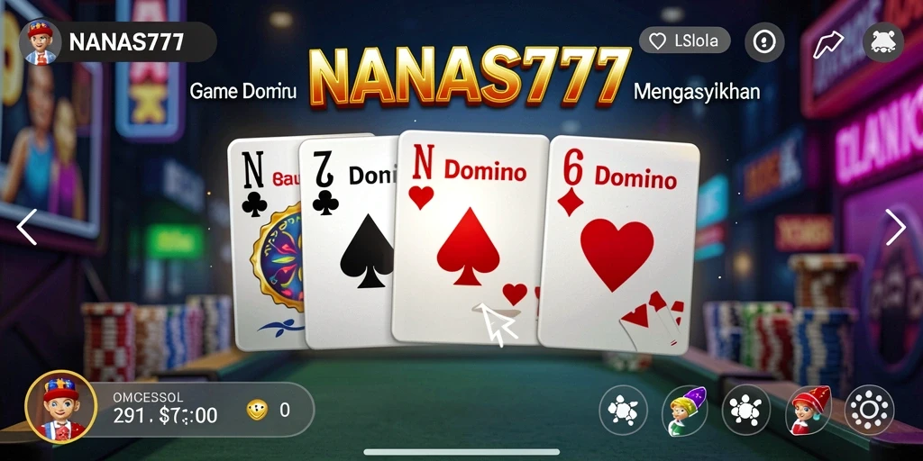 Tampilan gameplay NANAS777 yang seru dan interaktif.