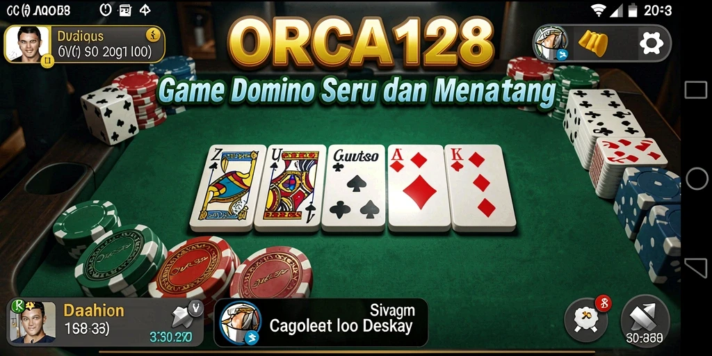 Tampilan gameplay ORCA128 yang seru dan interaktif.