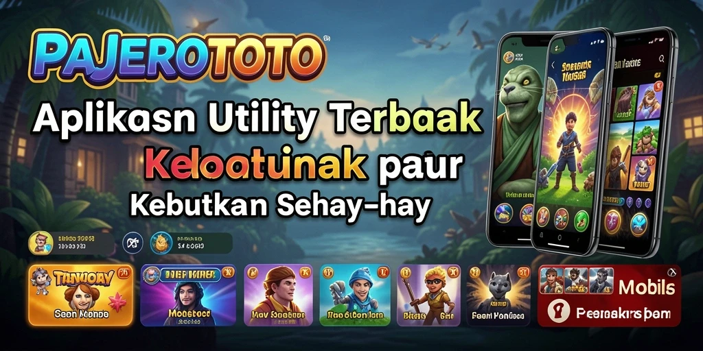 Tampilan antarmuka pengguna PAJEROTOTO yang sederhana dan intuitif.