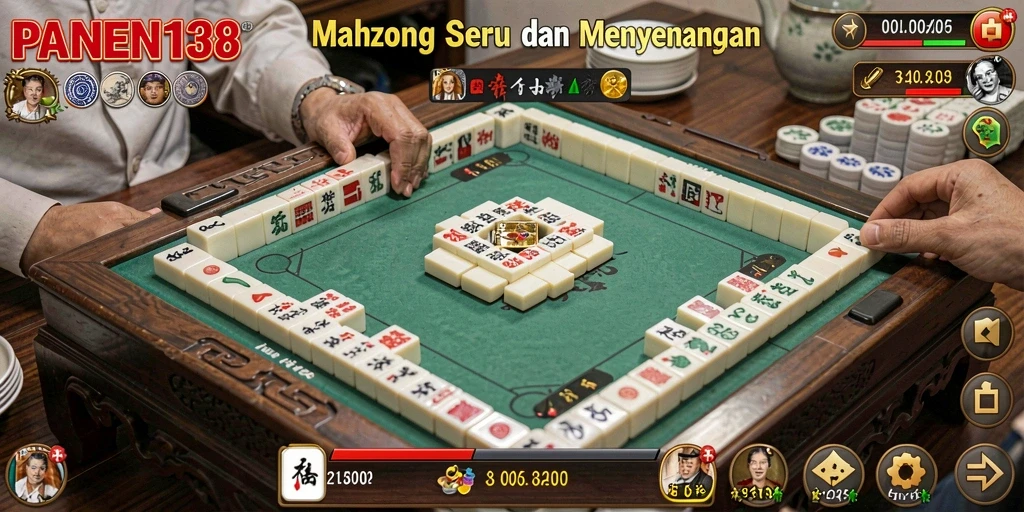 Tampilan menarik dari permainan Mahjong PANEN138.