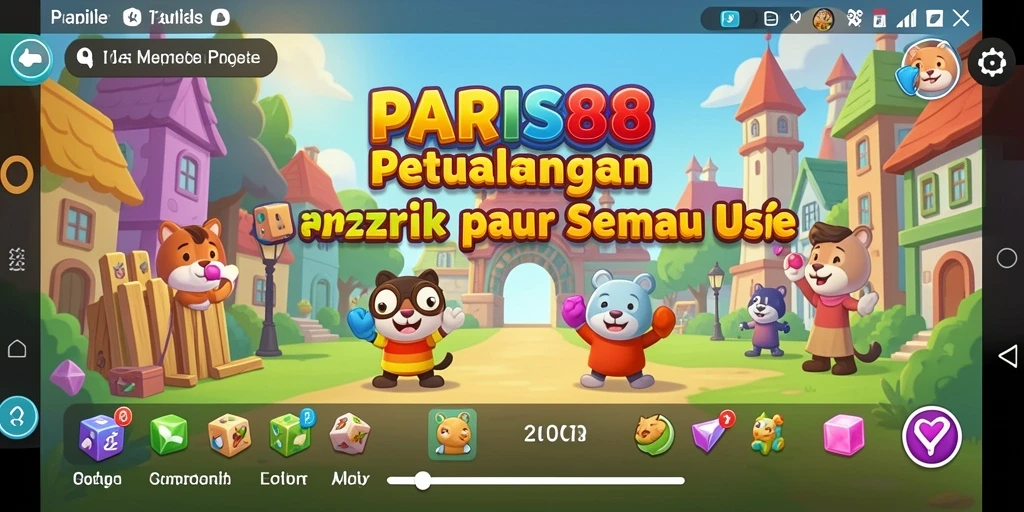 Screenshot PARIS88 menampilkan gameplay puzzle yang menantang dan menarik.