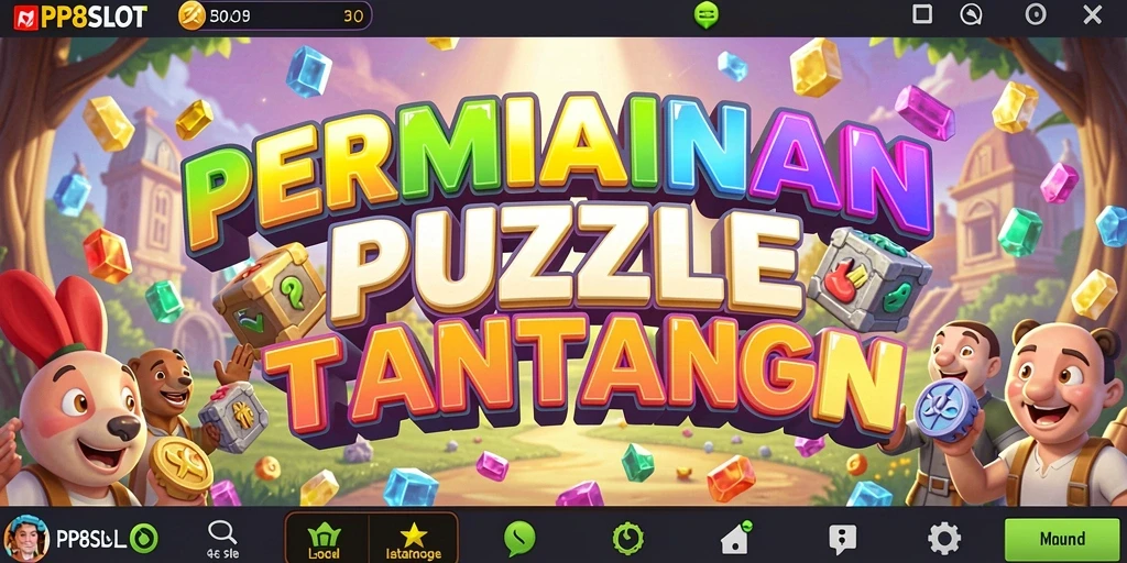 Tampilan gameplay menegangkan saat menyusun potongan puzzle.
