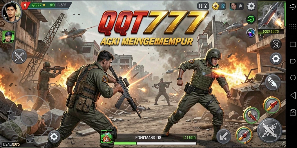 Gameplay QT777 yang penuh aksi dan intens dengan karakter unik.