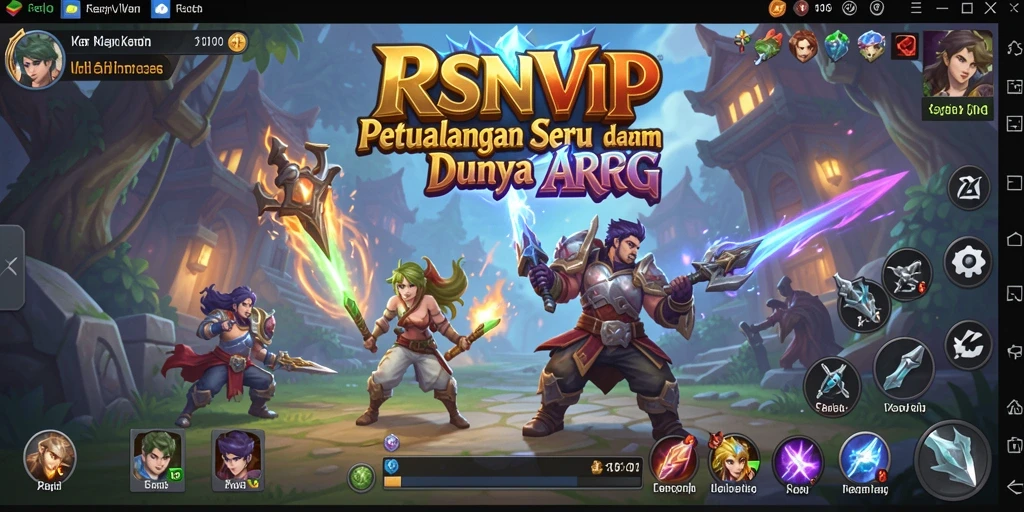 Tampilan gameplay menarik dari RSNVIP dengan aksi ARPG yang seru.