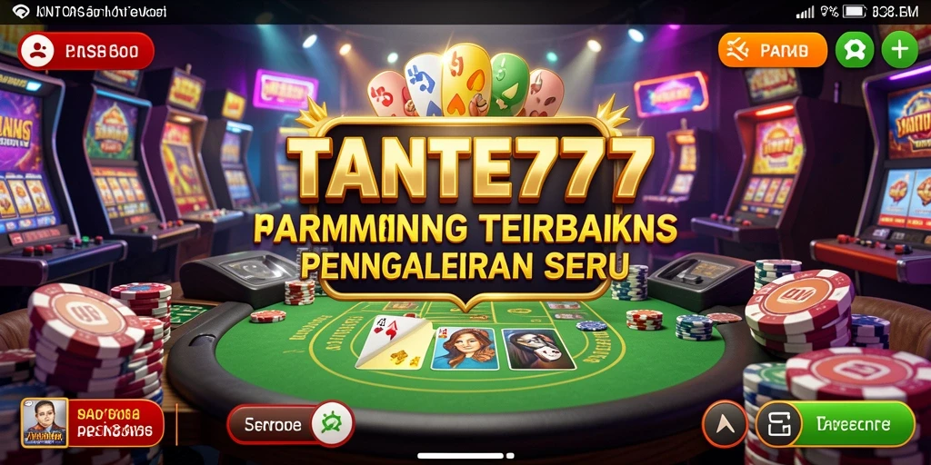 Tampilan menawan dari permainan Kasino di TANTE777.