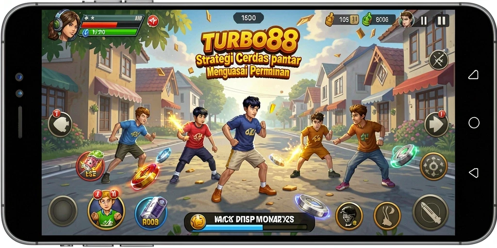 Tampilan gameplay TURBO88 yang menegangkan dan strategis.