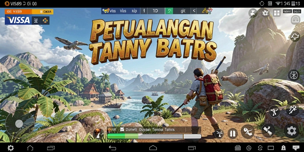 Tampilan gameplay <strong>VISA89</strong> yang menakjubkan di dunia terbuka.